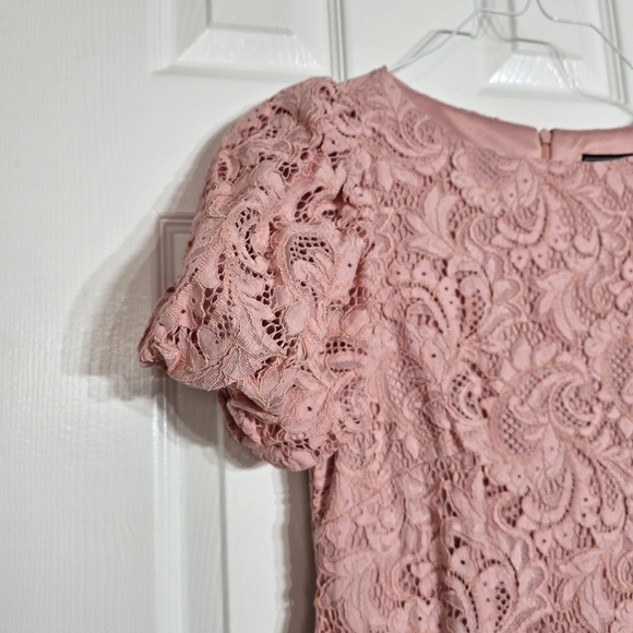 Jessica Howard Blush Lace Midi Dress - Picture 3 of 4